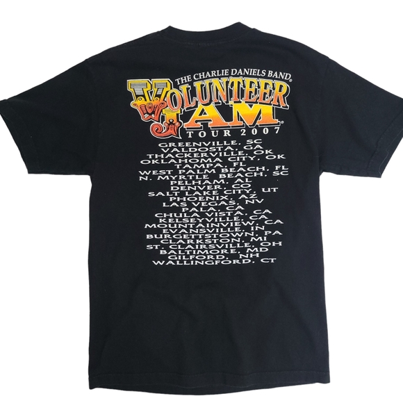 The Charlie Daniels Band Size Medium 2007 concert T Shirt - Picture 2 of 3
